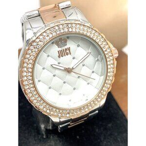 Juicy By Juicy Couture Women's Watch JC/5043 Quartz Rose Gold Silver 38mm